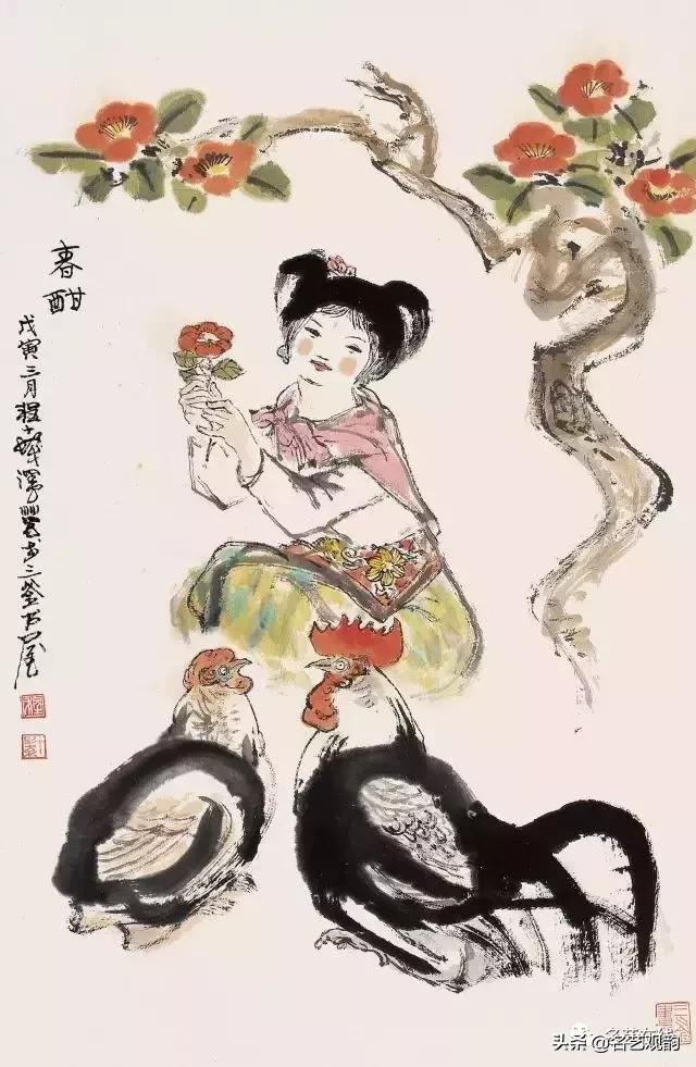 国画大写意人物画欣赏，写意人物画 ， 巫卫东