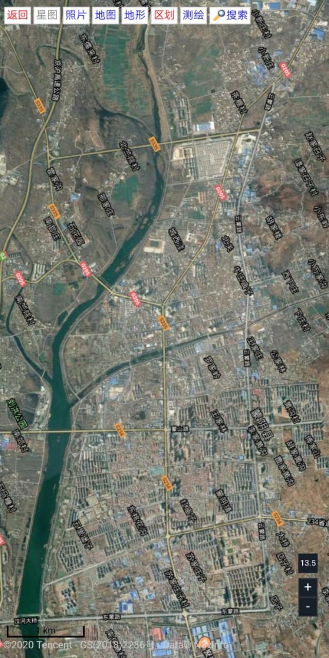 山东省临沂市地图，临沂市中心城区图