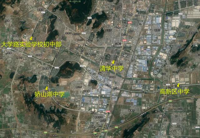 徐州市区三星级高中，这条路上要建徐州规模最大高中