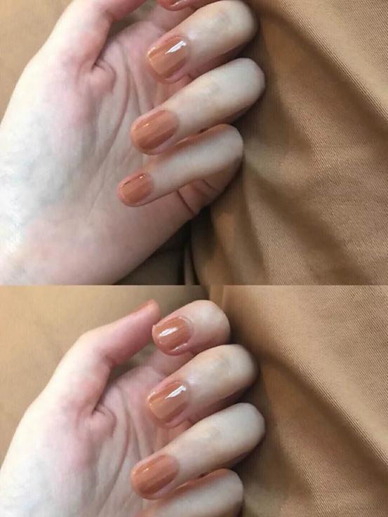 美甲单色款式图片，好看纯色美甲款式盘点（美甲♥温柔纯色系）
