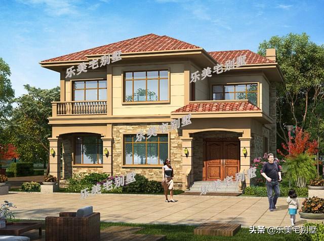 二层半农村自建房图片，二层半农村自建房外观设计（广西农村二层半自建房）