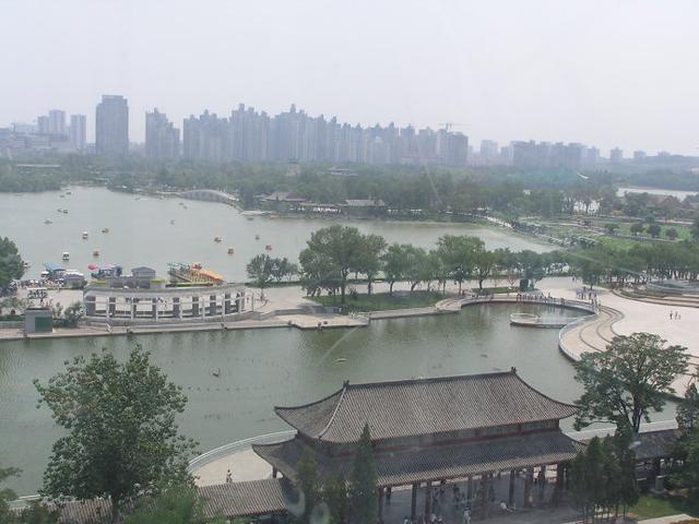 天津水上公园游玩示意图，天津热门旅游景点
