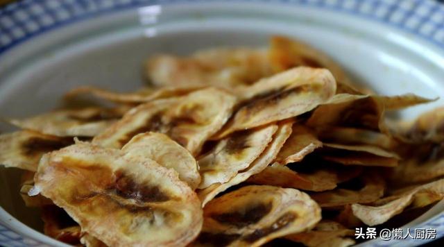 香蕉片是怎么做的，香蕉片怎么烤好吃又脆（实拍印度街头小吃）