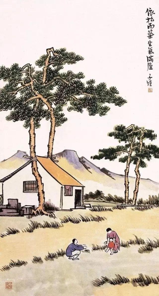 丰子恺漫画全集，丰子恺最著名的十幅漫画图（丰子恺100幅漫画处处是真）