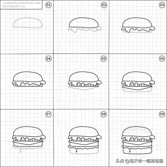 一张简单又漂亮的画，漂亮又简单的简笔画教程（简单又好看的线条画#一支笔画出你的世界）