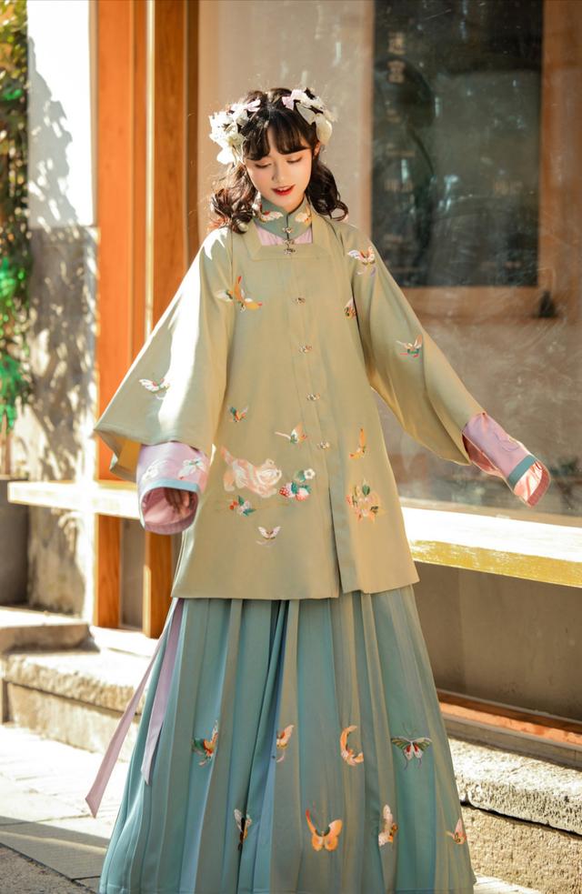 明制汉服发型无发包简单又好看，明制汉服发型教程