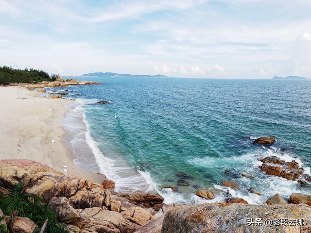 惠州附近的海滩景点，惠州南表山旁还有三个如此优美的野沙滩