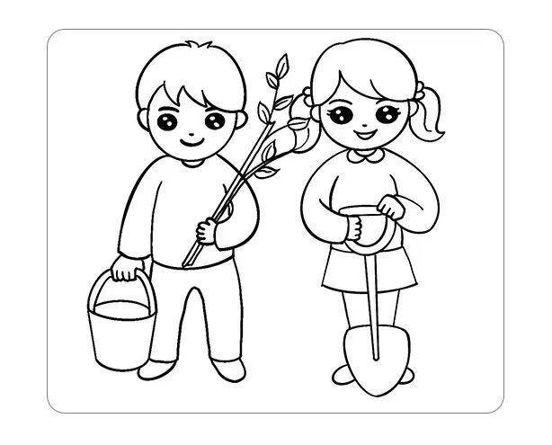 植树节手抄报简单好看，植树节的手抄报怎样画简单