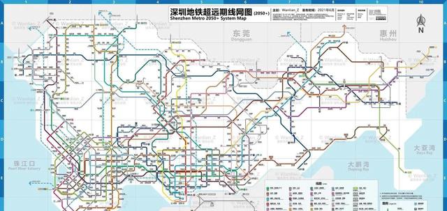 2035年深圳地铁线路图高清版，南山区详解篇<下>