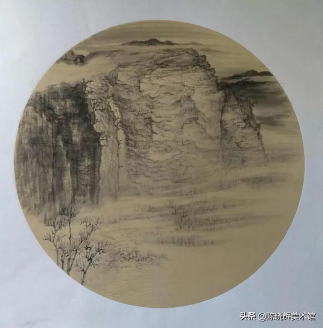 山水画作画构图的步骤顺序，青绿山水的构图程序