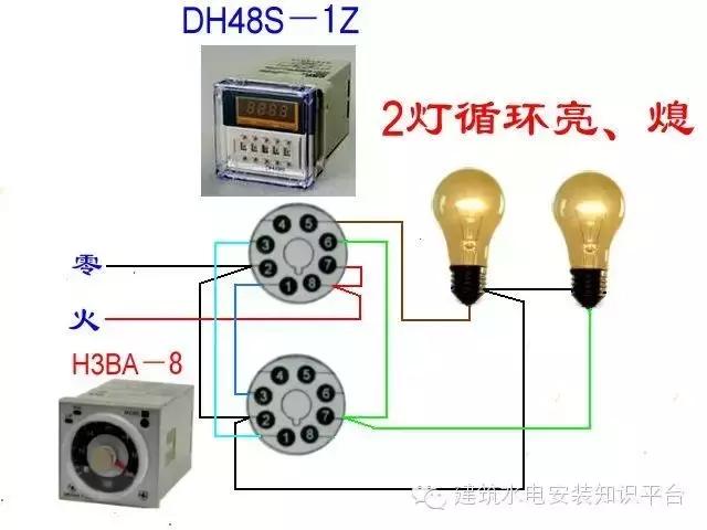 简单日光灯连接电路图，家庭常用日光灯接线图与接线方法