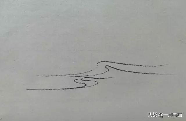 山水画教程画法步骤，山水画入门水的五种画法