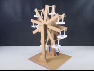 手工制作大风车简单又漂亮，手工制作精美的欧式风车