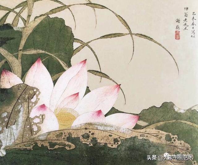 名画家水墨写意荷花，历代名家笔下的荷花