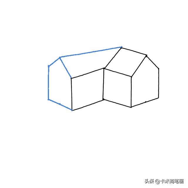 儿童画房子漂亮又简单画法，儿童画房子简图