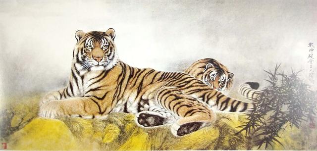 画虎怎么画才好，老虎画法-陈家明画虎