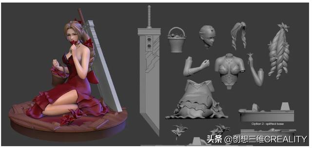 3d打印的手办，超惊艳的女性3D手办合集