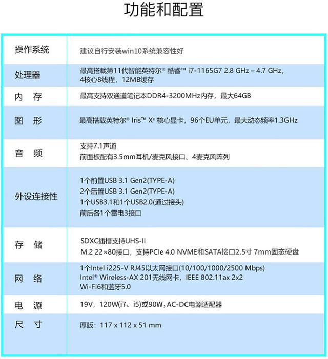 英特尔nuc笔记本有多少款，酷睿i7-12700H搭配锐炫A730M