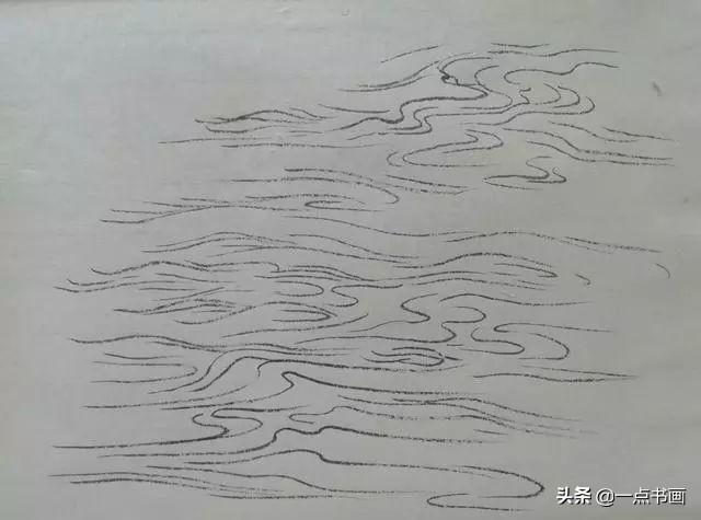 山水画教程画法步骤，山水画入门水的五种画法