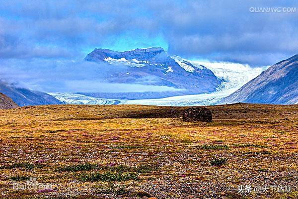 冰岛的地理位置以及邻国，北大西洋中的一个岛国
