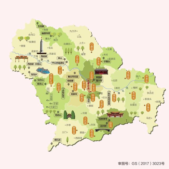 河北地图全图高清版大图，河北省卫星地图高清版大图最新版（漂亮简洁的中国各省区地形地势高清地图）