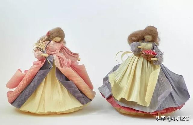 玉米皮制作手工作品，玉米皮的11种超燃手工创意