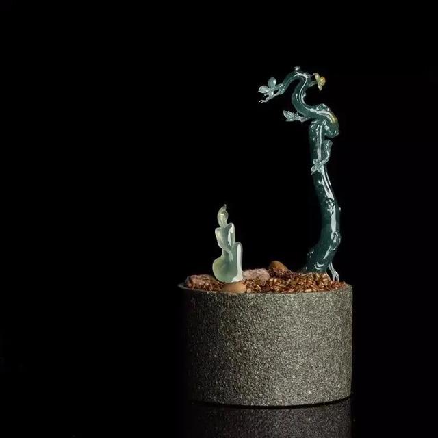 当水墨邂逅玉雕美出了一种境界，禅意玉雕美得令人窒息