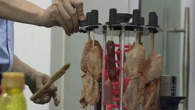 打败传统烧烤的，全自动烧烤机制作教程