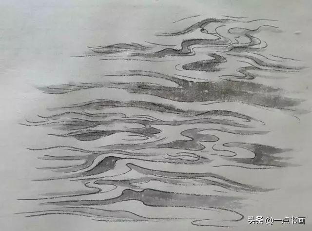 山水画教程画法步骤，山水画入门水的五种画法