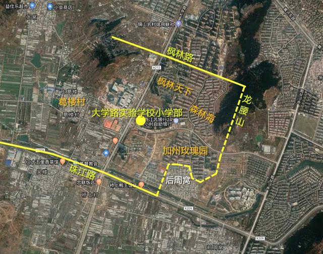 徐州市区三星级高中，这条路上要建徐州规模最大高中