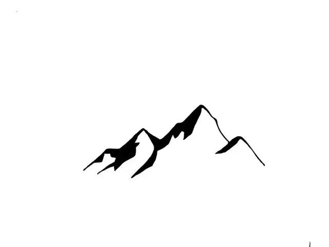 山怎么画简单好看，画山教程简单易学（风景简笔画教程：教你画山峰画）