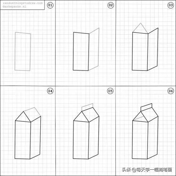 一张简单又漂亮的画，漂亮又简单的简笔画教程（简单又好看的线条画#一支笔画出你的世界）