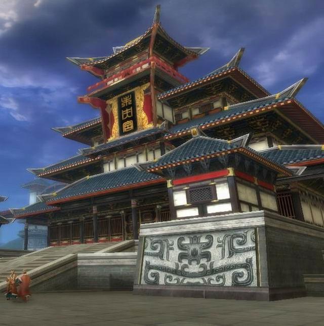 汉代宫殿内部，扬威享乐和祭祀