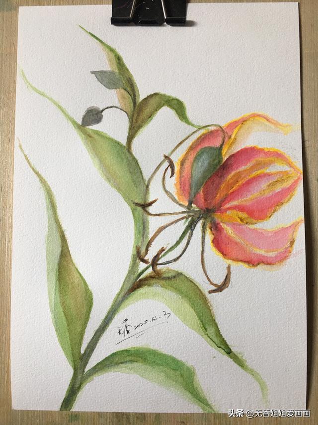 最简单的兰花画法，简单几步学习画兰草