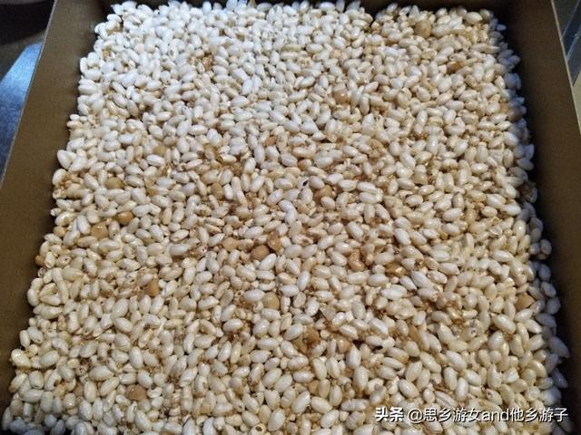 各种好吃的大米糕，纯天然大米花糕