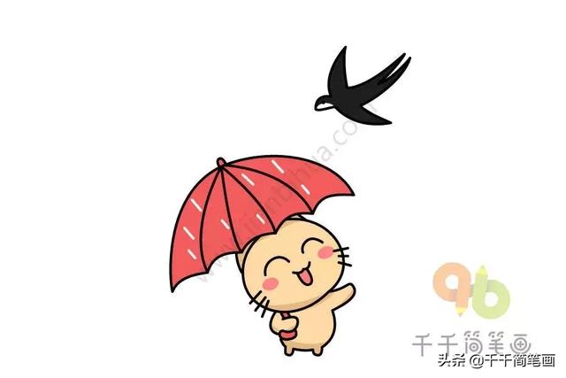 节日主题简笔画，元旦节简单简笔画教程