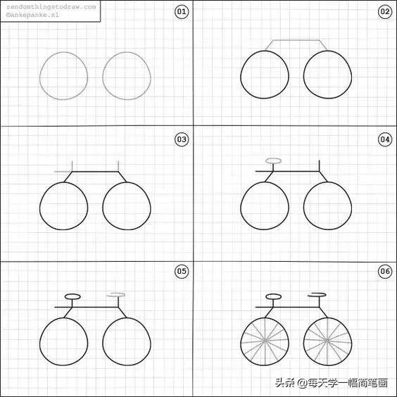 一张简单又漂亮的画，漂亮又简单的简笔画教程（简单又好看的线条画#一支笔画出你的世界）