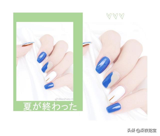 超级显白的基础款美甲，显白显嫩的美甲来一波儿~