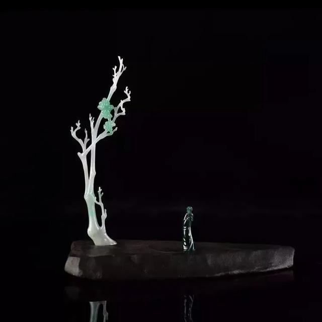 当水墨邂逅玉雕美出了一种境界，禅意玉雕美得令人窒息