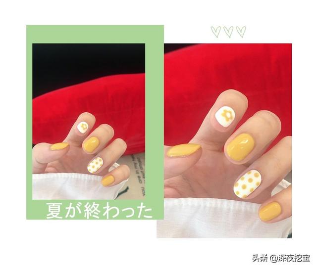 超级显白的基础款美甲，显白显嫩的美甲来一波儿~