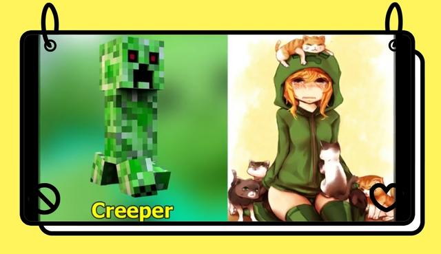 我的世界最强角色和生物，我的世界生物魔化VS娘化