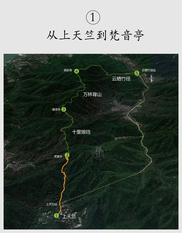 杭州最全登山路线图，可能是杭州最美登山路线之一