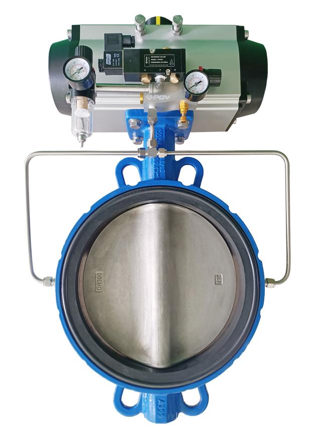 蝶阀内部结构图和讲解，图解充气式蝶阀