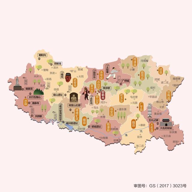 河北地图全图高清版大图，河北省卫星地图高清版大图最新版（漂亮简洁的中国各省区地形地势高清地图）