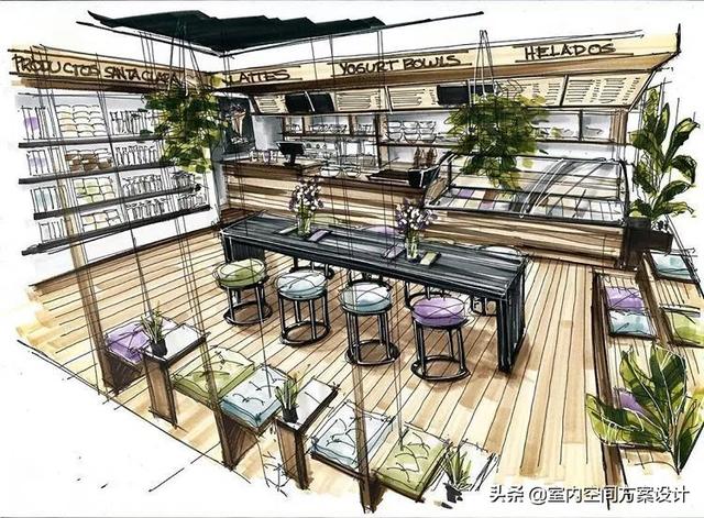 马克笔的六种手绘技法，马克笔用笔技法和上色秘笈