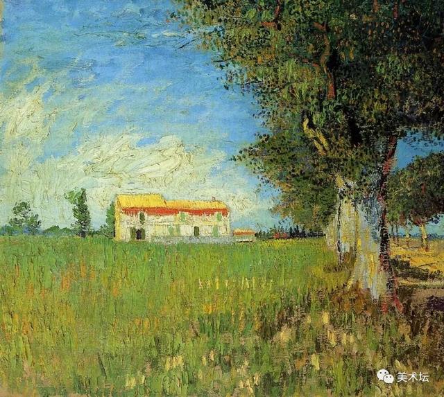 梵高麦田系列作品，文森特