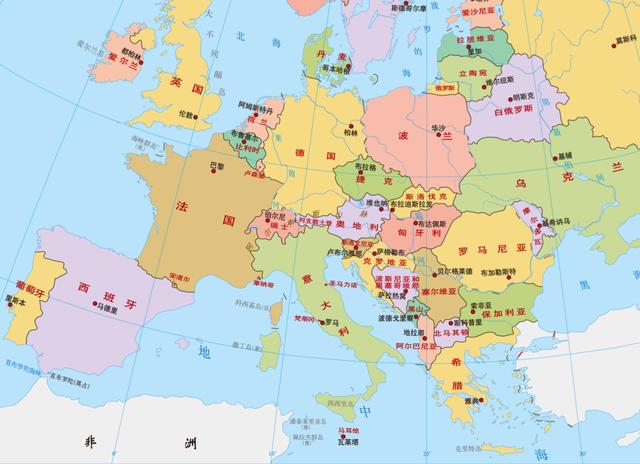 保加利亚地图位置，保加利亚共和国