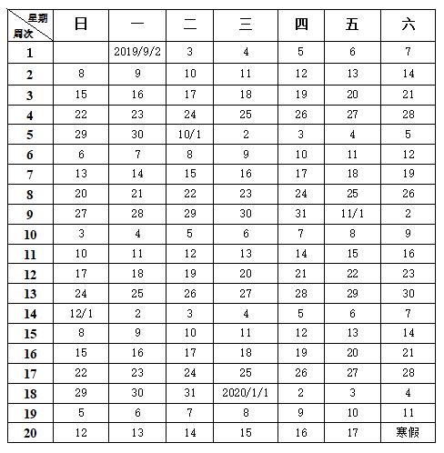 浙江工业大学校历，浙江省各大学寒假放假时间
