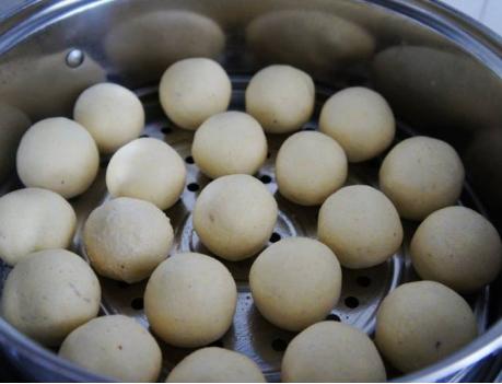 东北粘豆包图片，东北传统粘豆包