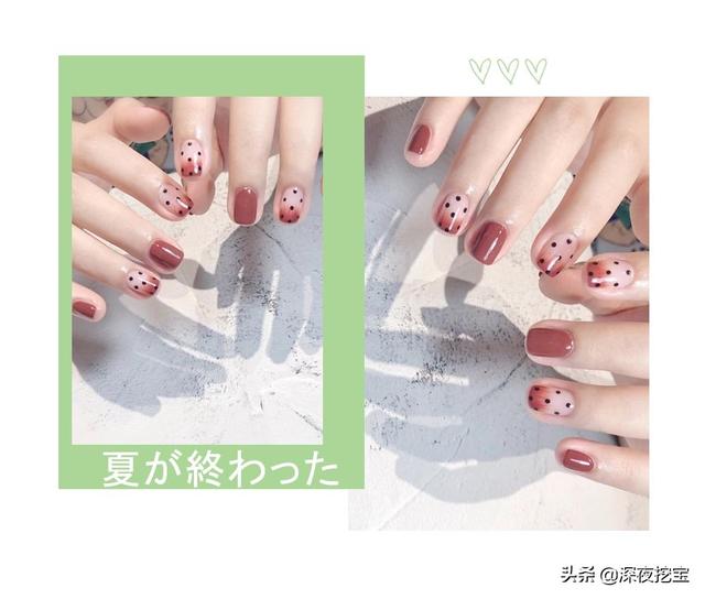 超级显白的基础款美甲，显白显嫩的美甲来一波儿~